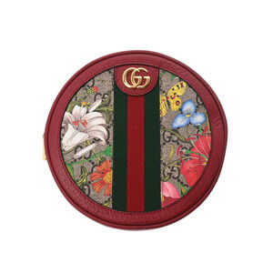Gucci Ophdia Backpack Flora Beige Red GG Supreme Canvas Daypack